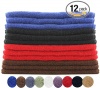 Utopia Luxury Washcloths 13 x 13 12 pack - Variety Pack