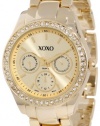 XOXO Women's XO5563 Rhinestones Accent Gold-Tone Bracelet Watch