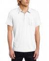 Kenneth Cole Men's Woven Trim Polo