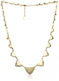 House of Harlow 1960 Gold-Plated Pyramid Station Necklace