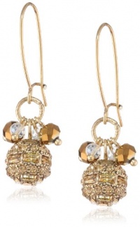 Betsey Johnson Iconic Summer Metallics Fireball Drop Earrings