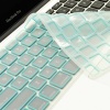 TopCase New Arrival LIGHT BLUE Silicone Keyboard Cover Skin for Macbook Unibody Whtie 13-Inch/Macbook Pro Aluminum Unibody 13, 15, 17-Inch with or without Retina Display/Macbook Air 13-Inch/Old Macbook White 13-Inch/Wireless Keyboard with Logo Mouse Pad