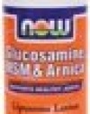 NOW Foods Glucosamine, Msm, Arnica Lotion, 8 Ounce