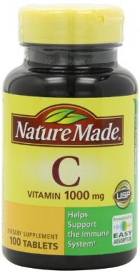 Nature Made Vitamin C 1000mg, 100 Tablets (Pack of 3)