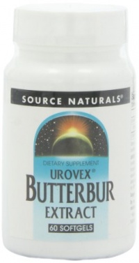 Source Naturals Butterbur Extract (Urovex), 60 Softgels