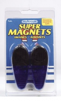 Master Magnetics #07506 2pk Large Blue Magnet Clip