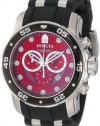 Invicta Men's 6979 Pro Diver Collection Chronograph Black Polyurethane Watch