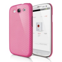 elago G5 Breathe Case for Galaxy S3 (Fits Verizon, AT&T, T-Mobile, Sprint and other Carriers) - Glossy Hot Pink - ECO PACK