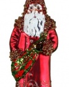 Vaillancourt Glitzy Red Santa Ornament