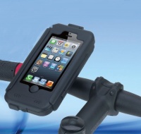 ikross Heavy Duty Weather / Shock Proof Bike Mount Holder Hard Case for Apple iPhone 5 5th Generation Verizon / AT&T / Sprint Version