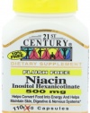 21st Century Niacin 500 Mg Flush Free Capsules, 110-Count