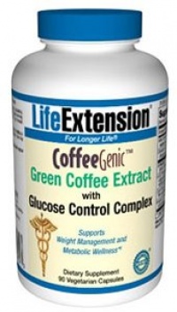 CoffeeGenic™ Green Coffee Extract with Glucose Control Complex, 200 mg 90 vegetarian capsules