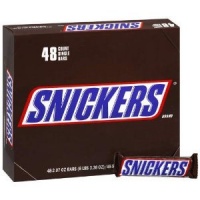 Snickers Candy Bar, 2.07-Ounce Bars (Pack of 48)