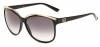 Gucci Women's 3155/S Cat Eye Sunglasses,Shiny Black Frame/Grey Gradient Lens,One Size