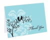 Hortense B. Hewitt Wedding Accessories Thank You Note Cards, Perched Birds, Pack of 50