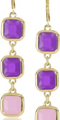 Kate Spade New York Frame Of Mind African Violet Lilac Linear Earrings