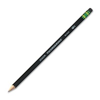 Ticonderoga Number 2 Soft Pencils, Box of 12, Black (13953)