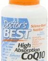 Doctor's Best High Absorption CoQ10 (400 mg), Vegetable Capsules, 60-Count