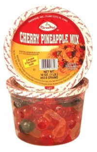 Paradise Cherry Pineapple Mix, 8 Ounce Tubs (Pack of 4)