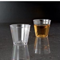 Clear 1 oz. Plastic Shot glasses - 50 Count