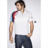 BMW Genuine Logo Men's Motorsport Polo Shirt / White White L