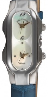 Philip Stein Women's 4FMOPATL Small Alligator Strap Watch