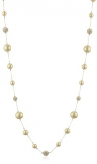 Carolee Pearl and Crystal Basics Necklace, 42