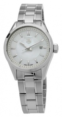 TAG Heuer Women's WV1415BA0793 Carrera Mother-Of-Pearl Dial Watch