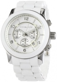 Michael Kors Men's MK8108 Oversize White Silicone Runway Watch