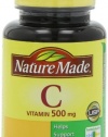 Nature Made Vitamin C 500mg, 100 Caplets (Pack of 3)