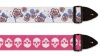 Guitar Straps - Pink Skulls / Flowers (2-PACK)