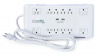 Plugable 12 Outlet Power Surge Protector with Built-in Dual USB Charging Ports for Samsung Galaxy S4, iPad, iPod, iPhone and other USB Tablet and Phone Devices