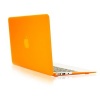 TopCase® Rubberized Hard Case Cover for Macbook Air 13 (A1369 and A1466) with TopCase Mouse Pad (ORANGE)