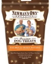 Newman's Own Organics Premium Dog Treats, Salmon & Sweet Potato, Breakable Medium, 10-Ounce Bags (Pack of 6)