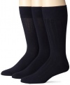 Florsheim Mens 3-pack Wardrobe Assortment Socks