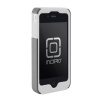 Incipio iPhone 4/4S SILICRYLIC Hard Shell Case with Silicone Core - 1 Pack - Carrying Case - Retail Packaging - White/Silver