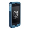 Incipio iPhone 4/4S SILICRYLIC Hard Shell Case with Silicone Core - 1 Pack - Carrying Case - Retail Packaging - Navy Blue