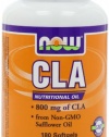 NOW Foods Cla 800mg, 180 Softgels