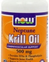 Now Foods Neptune Krill Oil 500mg Soft-gels, 60-Count