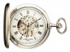 Charles-Hubert, Paris Satin Finish Mechanical Pocket Watch