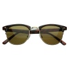 Vintage Half Frame Semi-Rimless Wayfer Style Classic Optical RX Sunglasses