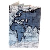 Ocean Currents Map Travel Passport Holder