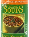 Amy's Organic Lentil Vegetable Low Salt Soup, 14.5-Ounce Cans (Pack of 12)