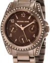 Michael Kors Watch Women's Chronograph Blair Espresso Stainless Steel MK5614