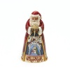 Jim Shore Heartwood Creek Santa Holding Nativity Star with Nativity Scene Figurine 10-Inch