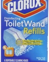 Clorox ToiletWand Disposable, Refill, 6-Count Packages (Pack of 8)