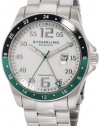 Stuhrling Original Men's 289.332P12 Aquadiver Regatta Galleon Swiss Quartz Date Stainless Steel Bracelet Watch