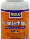 Now Foods Pantethine 600mg, Softgels, 60-Count