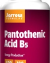 Jarrow Formulas Pantothenic Acid, B5, 500 mg, 100 Capsules (Pack of 3)