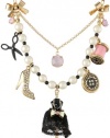 Betsey Johnson Paris is Always a Good Idea Dress Form Multi-Charm Necklace, 19